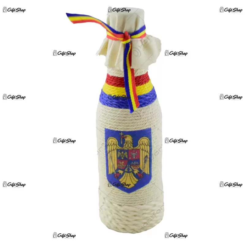 Sticla imbracata in sfoara – design romania