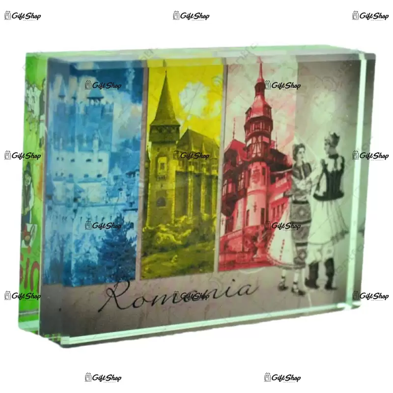 Obiect decorativ realizat din sticla – design romania d