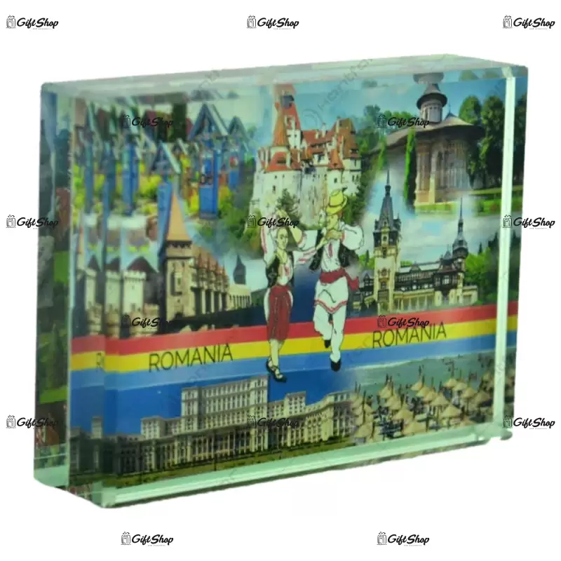 Obiect decorativ realizat din sticla – design romania c