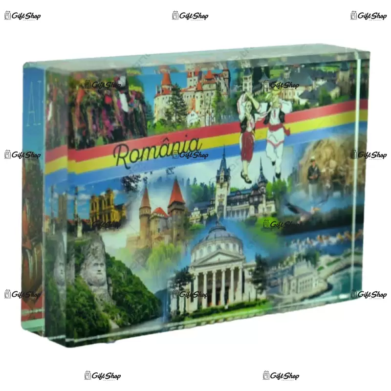 Obiect decorativ realizat din sticla – design romania a