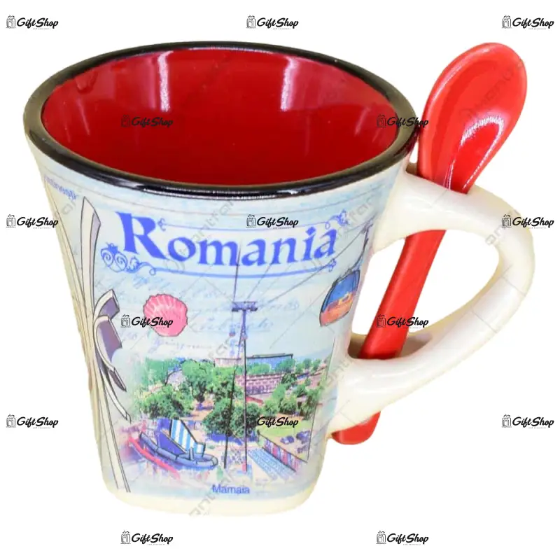 Cana cu lingurita realizate din ceramica litoral romania