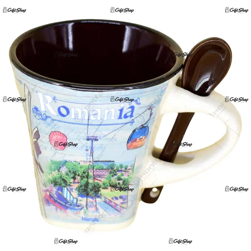 Cana cu lingurita realizate din ceramica litoral romania