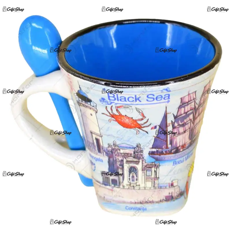 Cana cu lingurita realizate din ceramica litoral romania