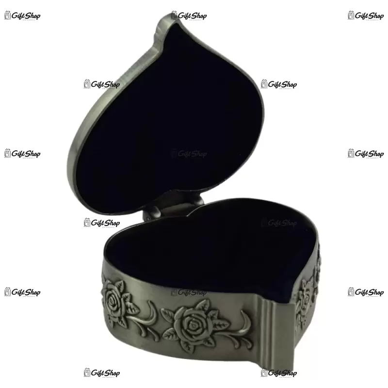 Caseta pentru bijuterii, elegant metal antimoniu b