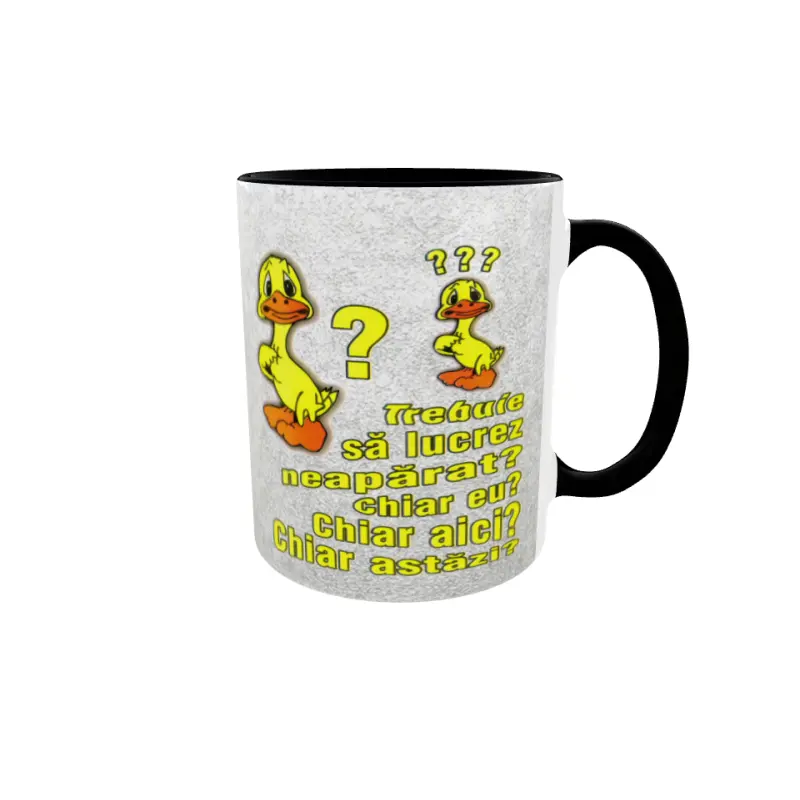 Trebuie sa lucrez neaparat, cana ceramica, 330ml, model cgs1002