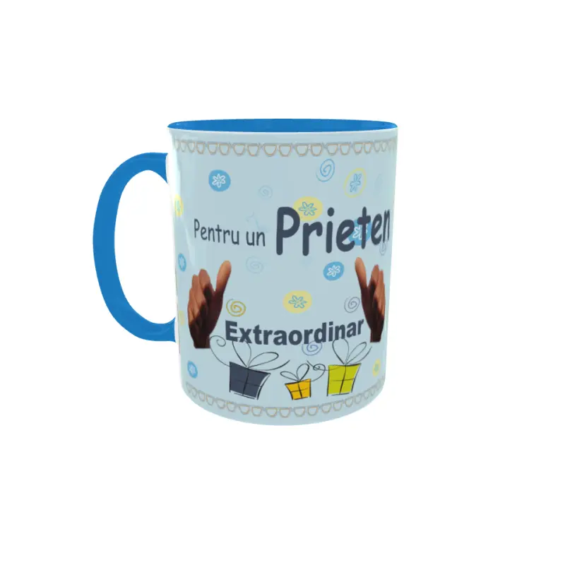 Pentru un prieten extraordinar, cana ceramica, 330ml