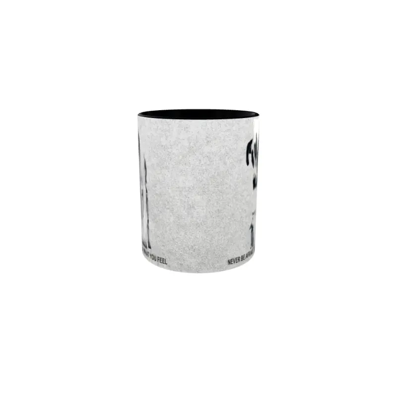 Never be afraid..., cana ceramica, 330ml