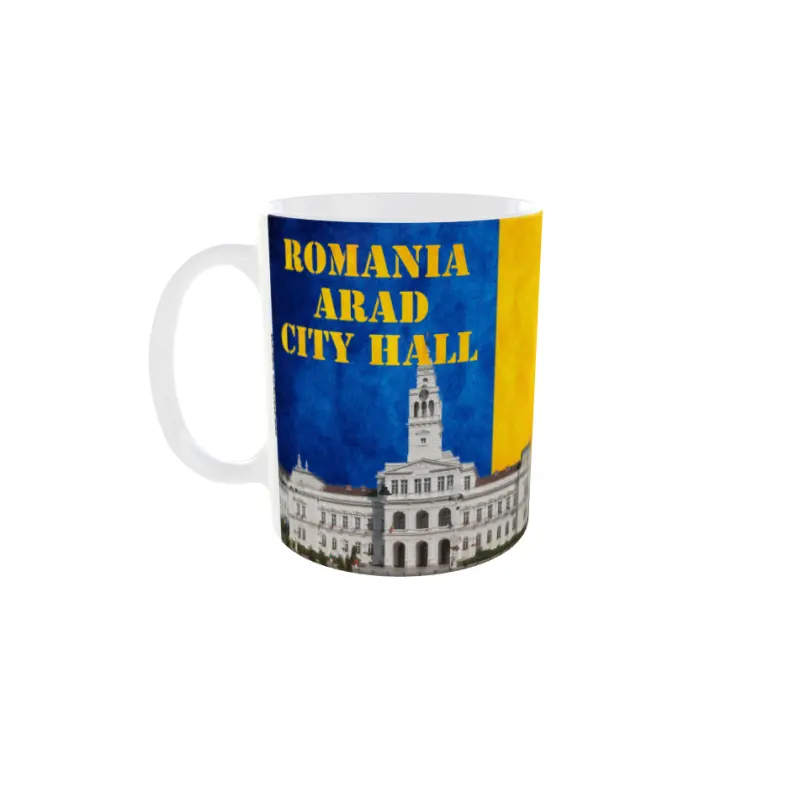 Arad city hall, cana ceramica, 330ml