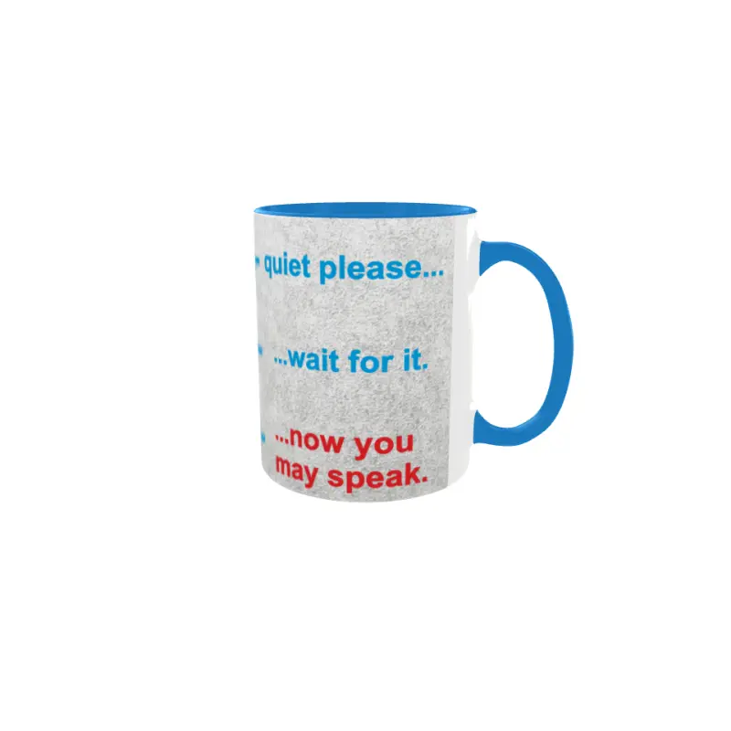 Quiet please, ...wait for it, cana ceramica 330ml, model cgs1015b