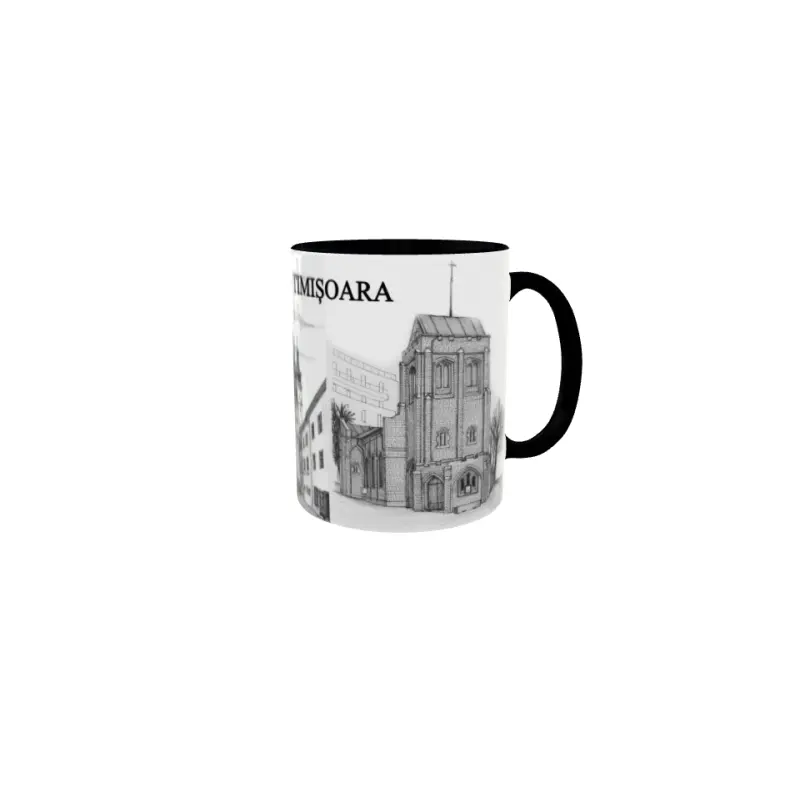 Timisoara, cana ceramica, 330ml, model 1