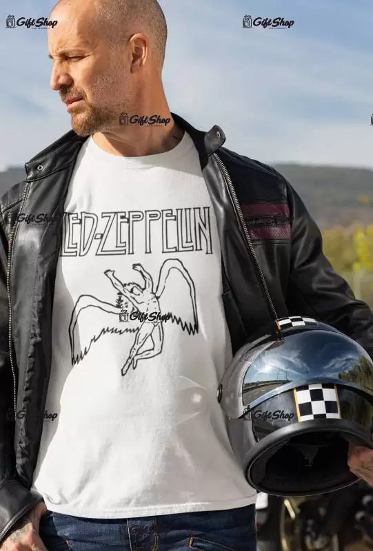 Led zeppelin, tricou cu mesaj