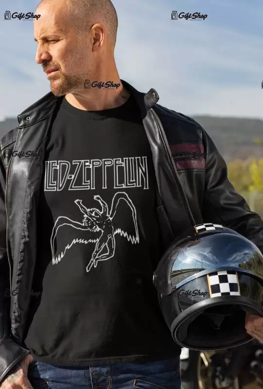 Led zeppelin, tricou cu mesaj