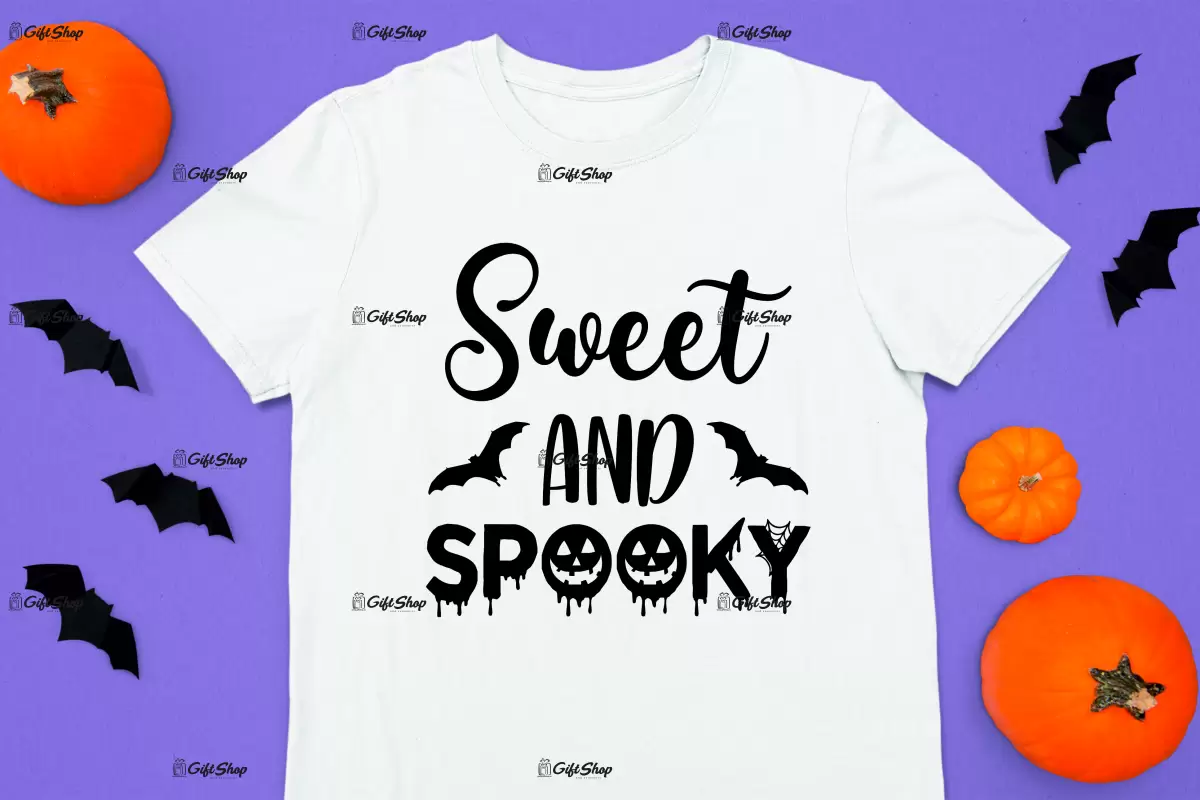 Sweet and spooky, tricou cu mesaj
