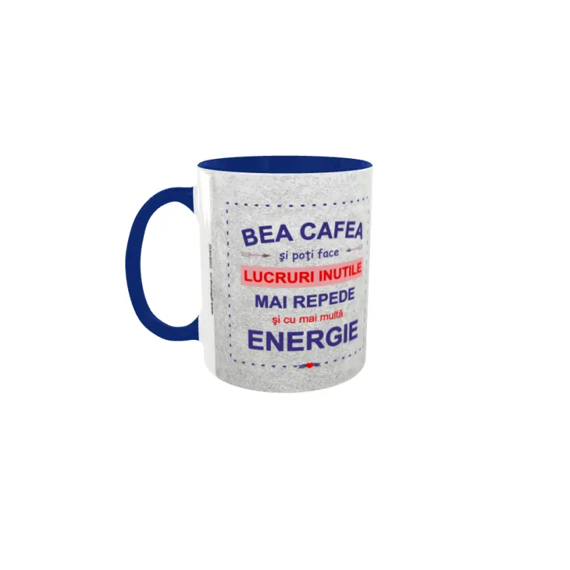 Bea cafea si poti face..., cana ceramica, 330ml, model 2