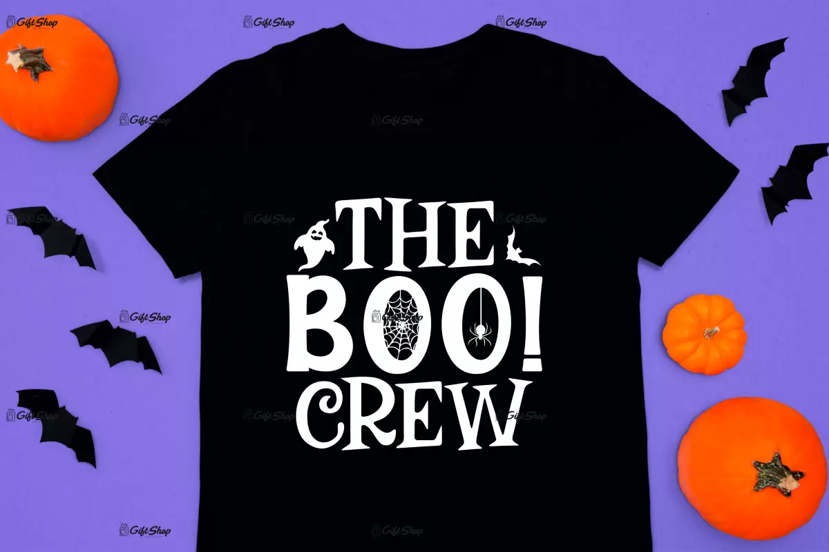 The boo crew, tricou cu mesaj