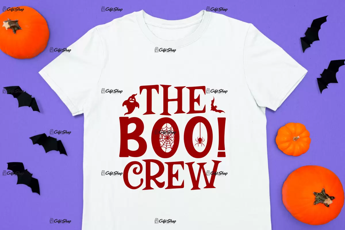 The boo crew, tricou cu mesaj