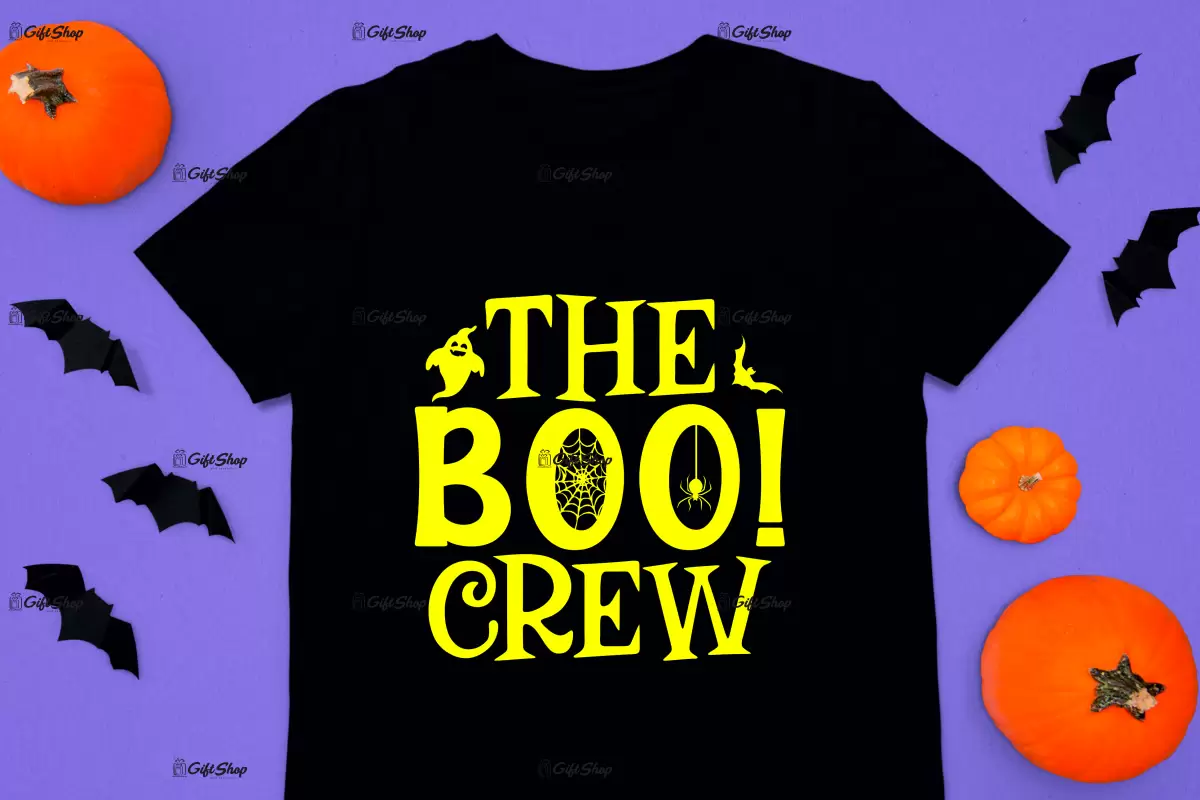 The boo crew, tricou cu mesaj