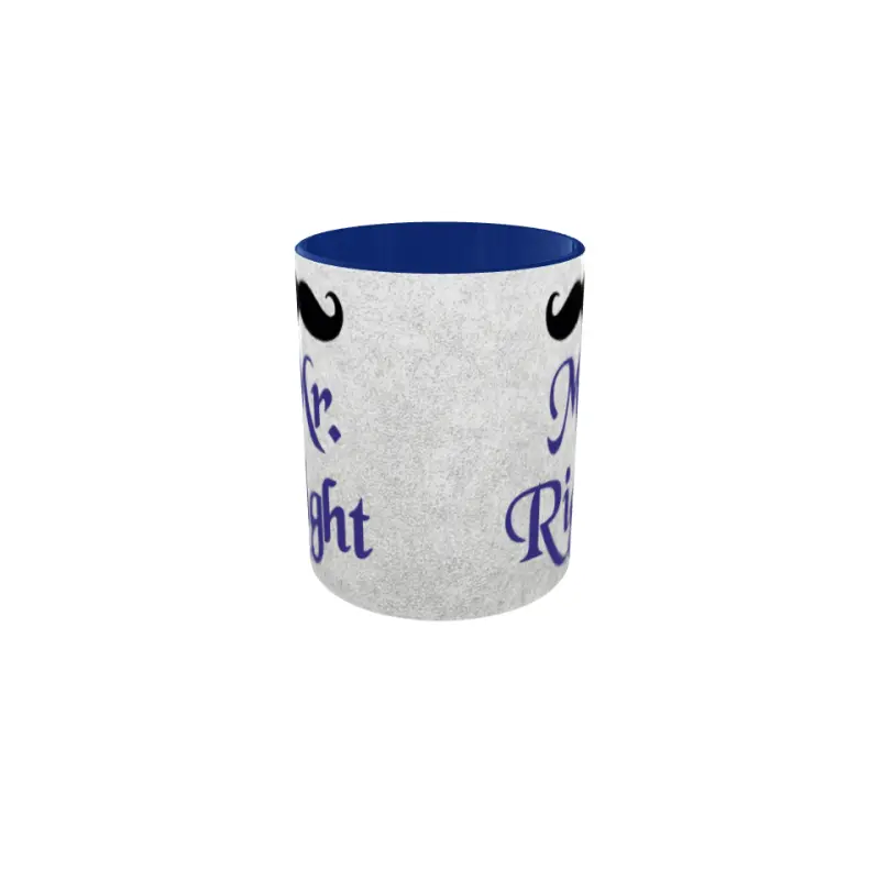 Mr. right, cana ceramica, 330ml, model 1
