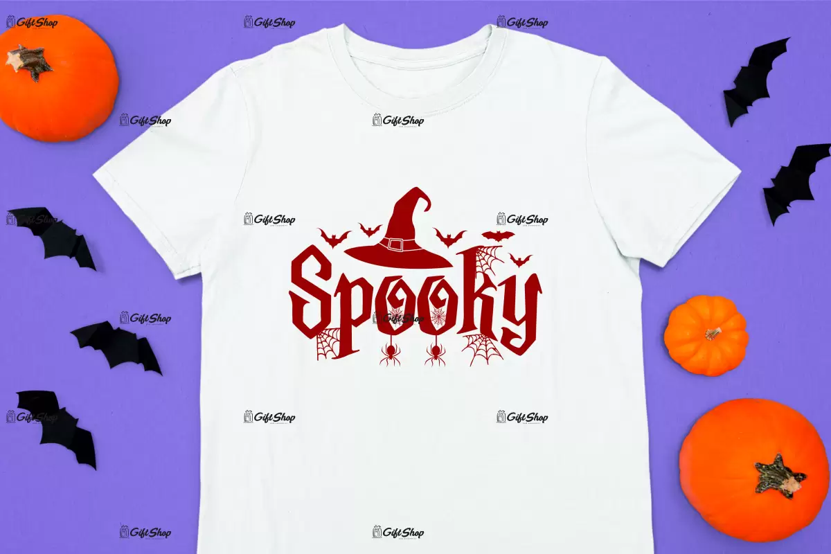 Spooky, tricou cu mesaj