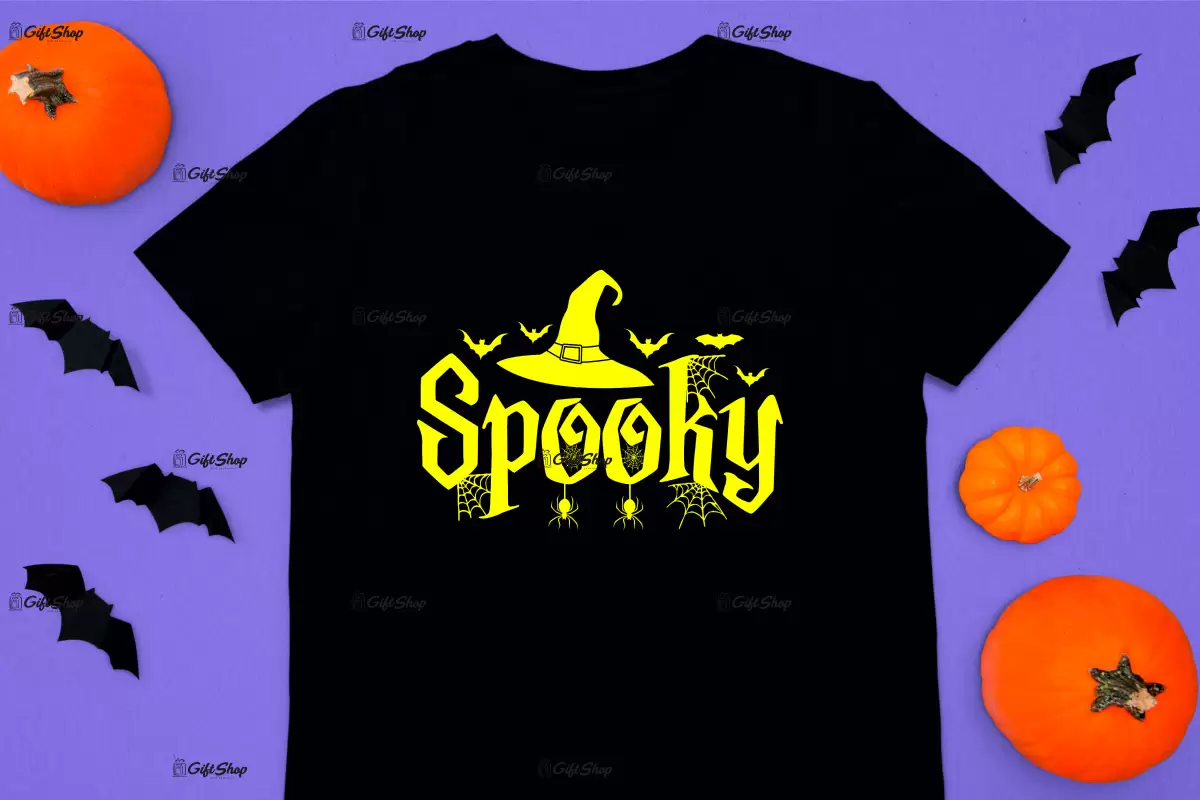 Spooky, tricou cu mesaj