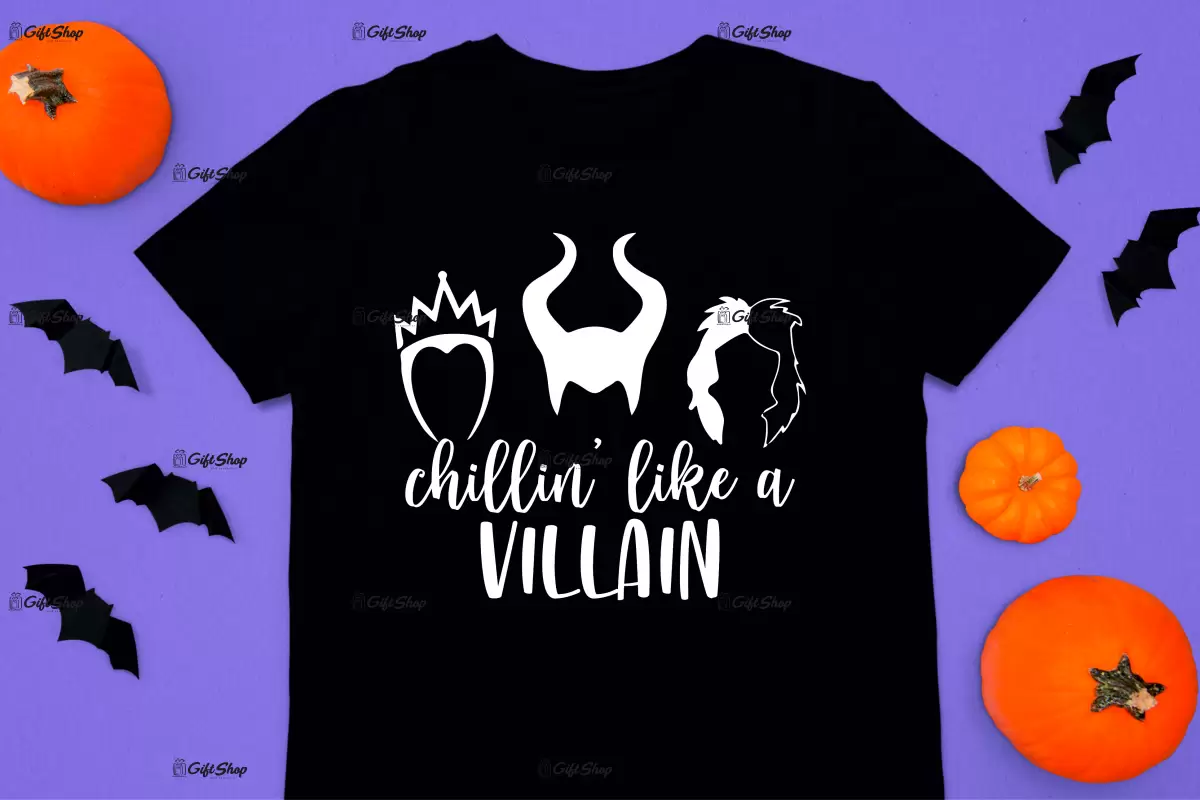 Chillin` like a villain, tricou cu mesaj