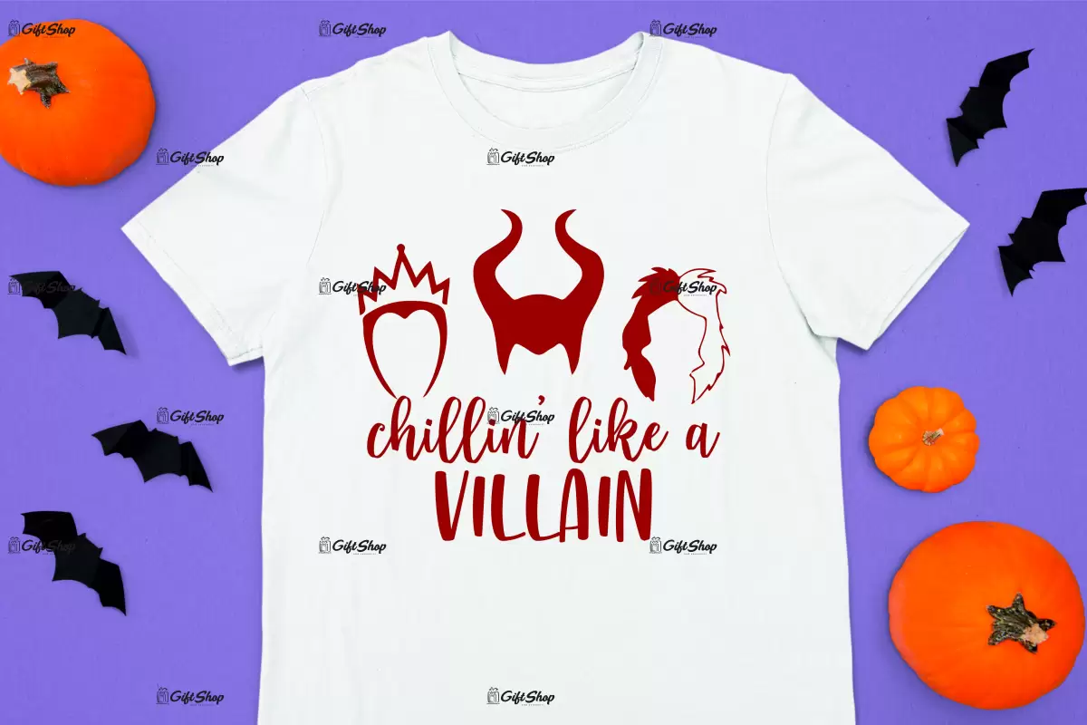 Chillin` like a villain, tricou cu mesaj