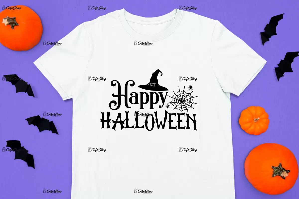 Happy halloween, tricou cu mesaj