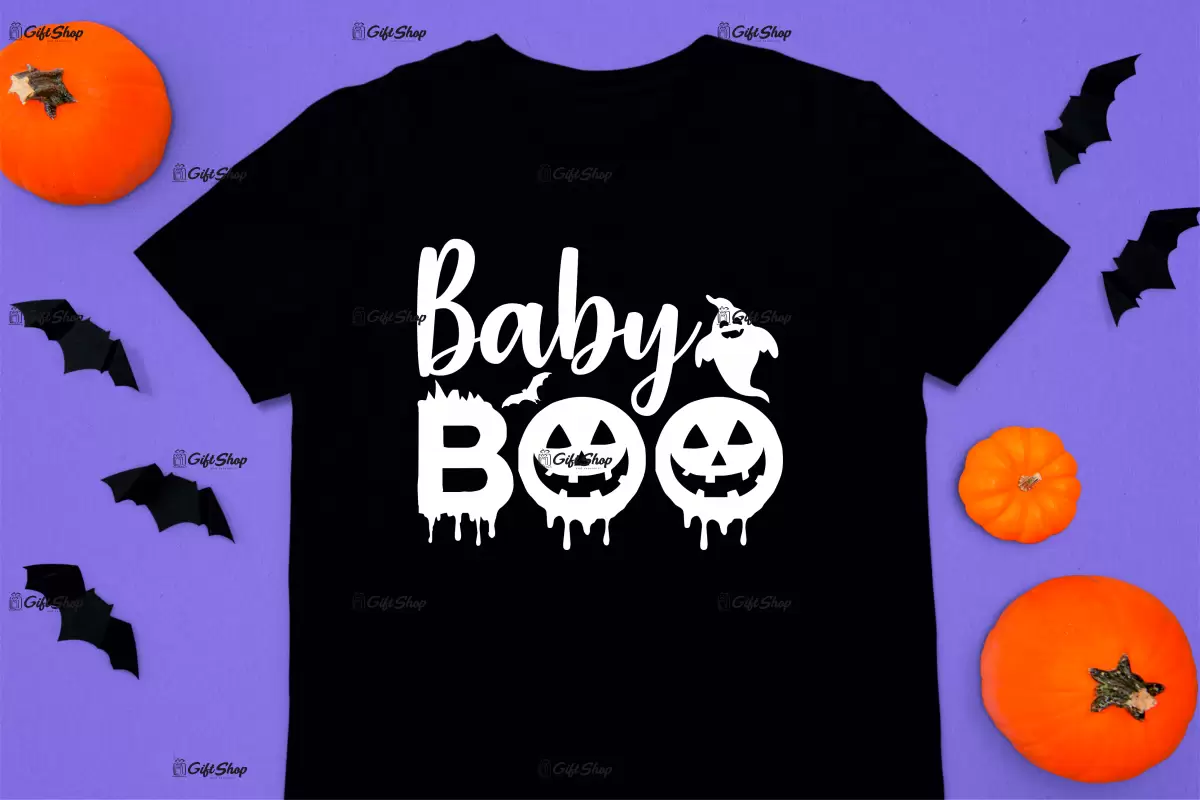 Baby boo, tricou cu mesaj