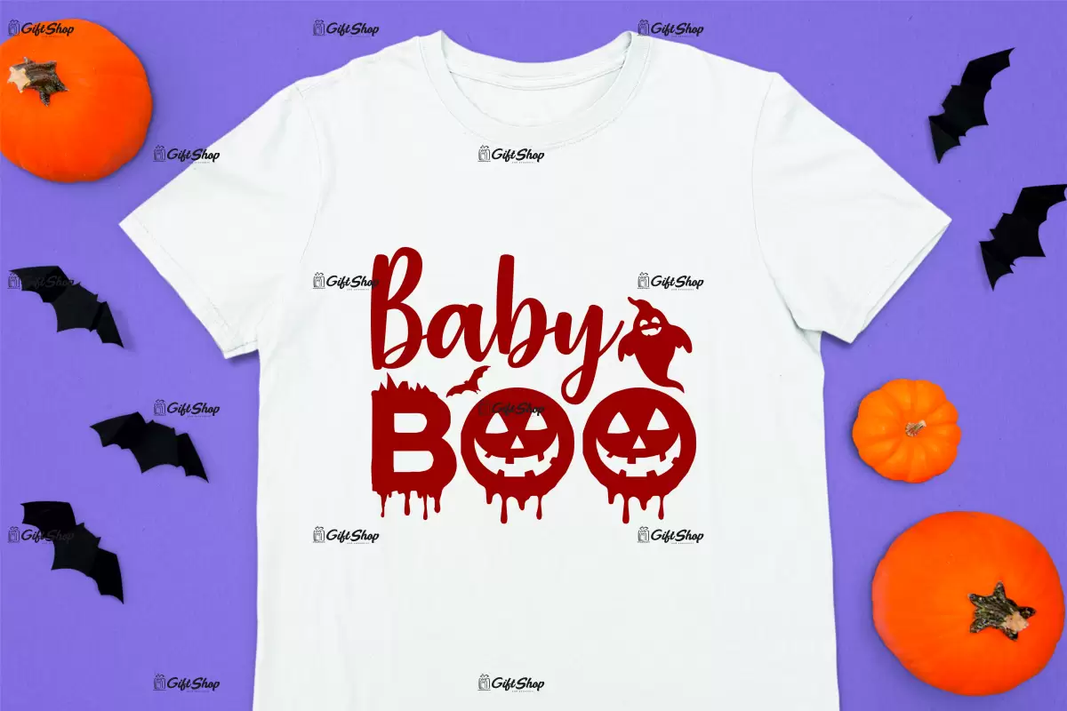 Baby boo, tricou cu mesaj