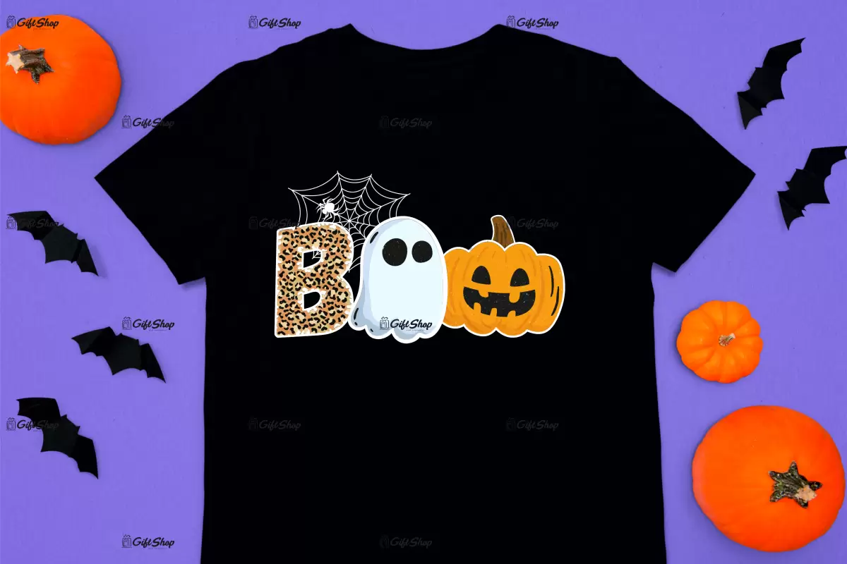 Boo, tricou cu mesaj
