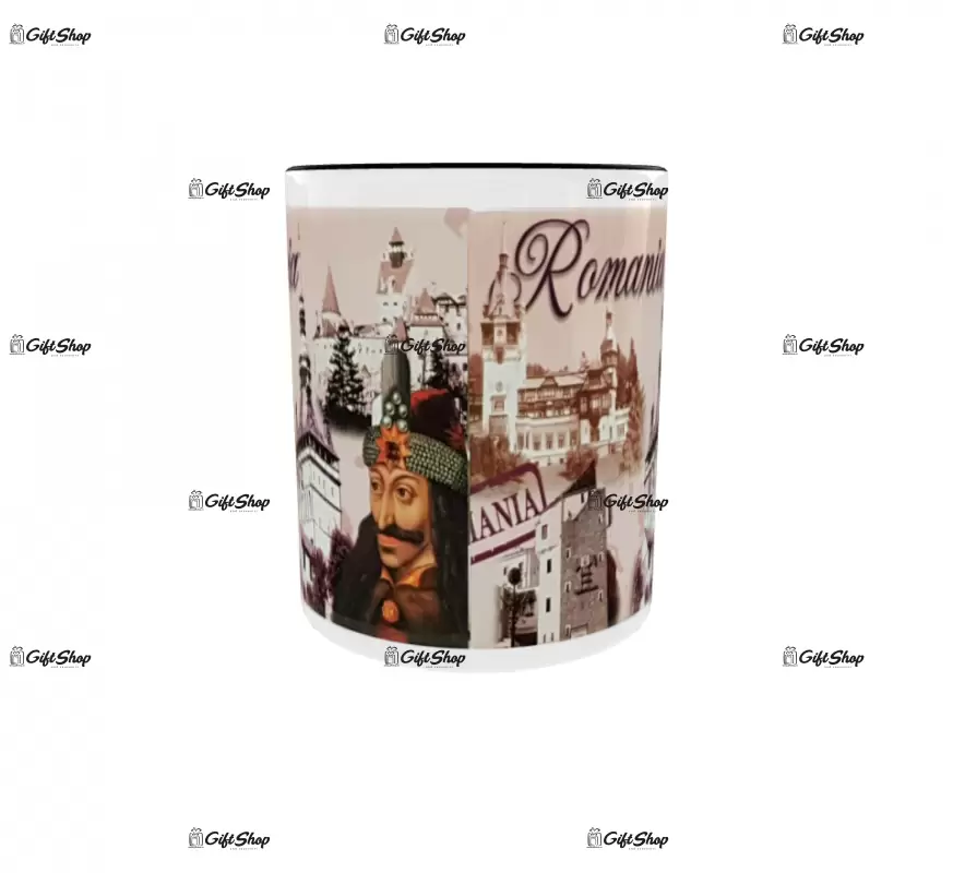 Castelul bran, cana ceramica, 330ml, cgs1055
