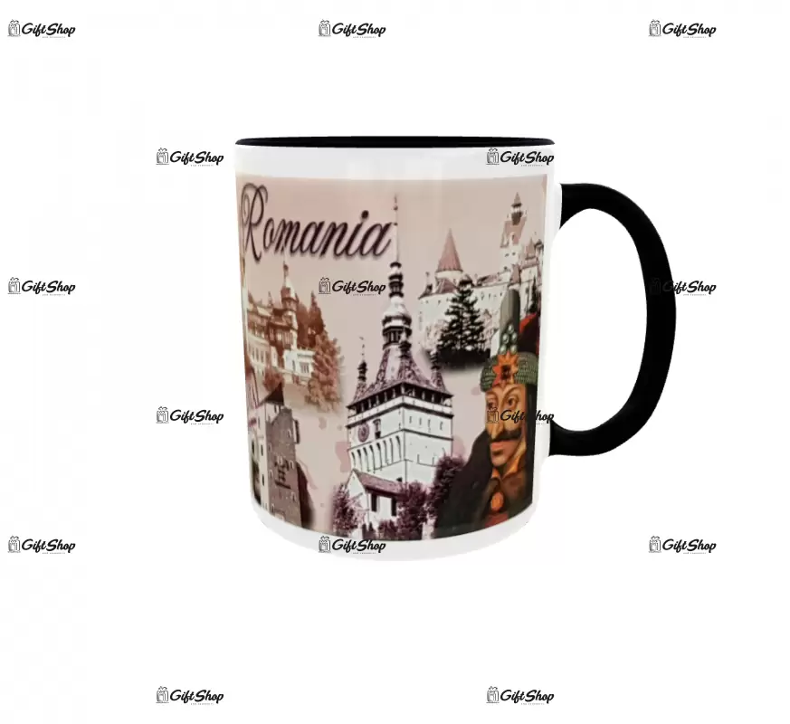 Castelul bran, cana ceramica, 330ml, cgs1055