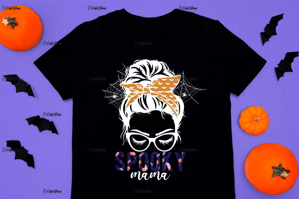 Spooky mama, tricou cu mesaj