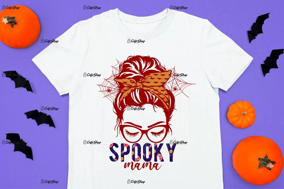Spooky mama, tricou cu mesaj