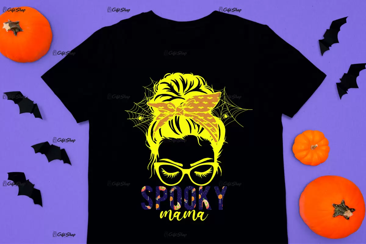 Spooky mama, tricou cu mesaj