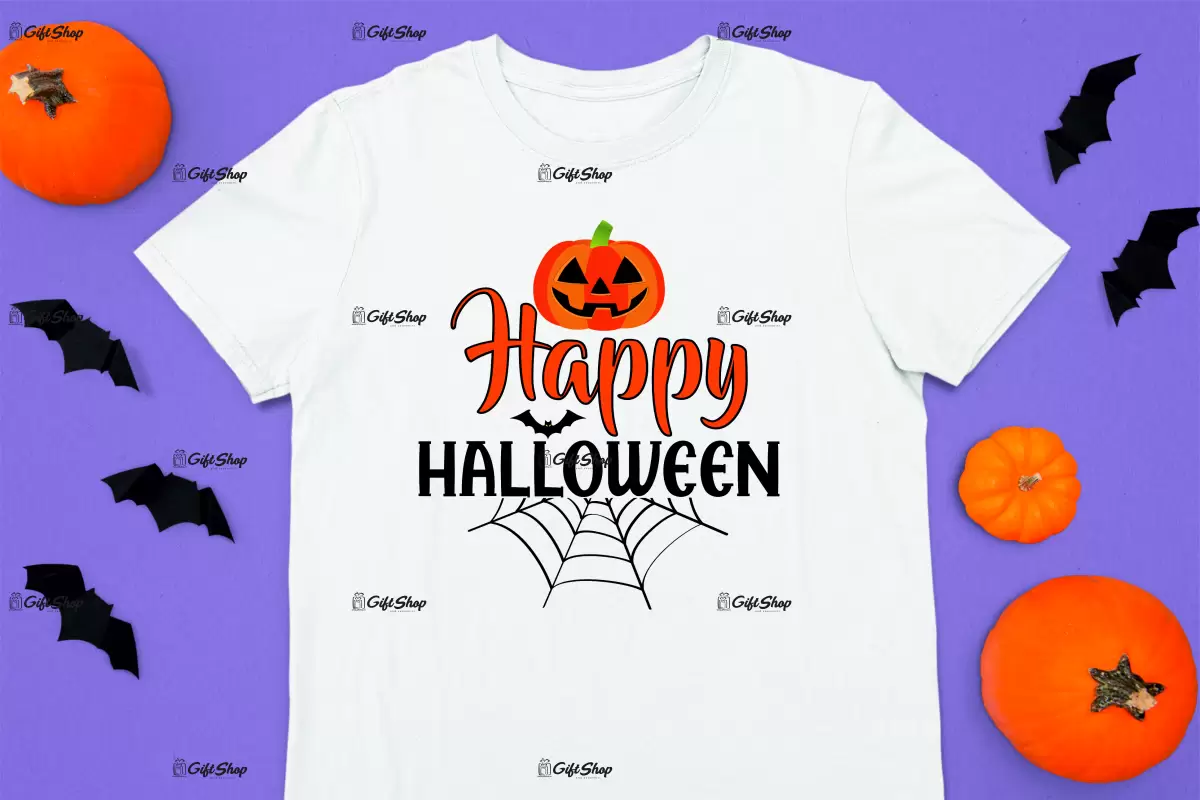 Happy halloween, tricou cu mesaj..