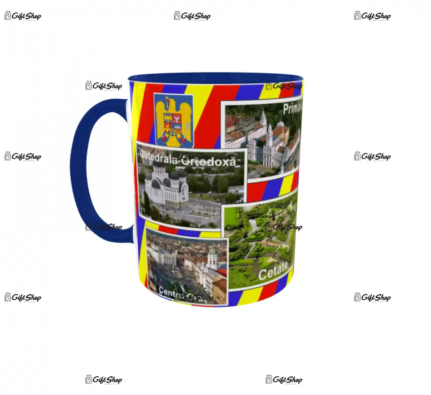Arad romania, cana ceramica, 330ml, cgs1061a