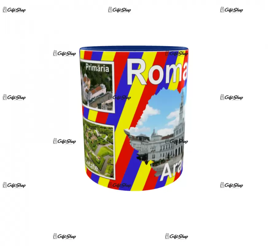 Arad romania, cana ceramica, 330ml, cgs1061a