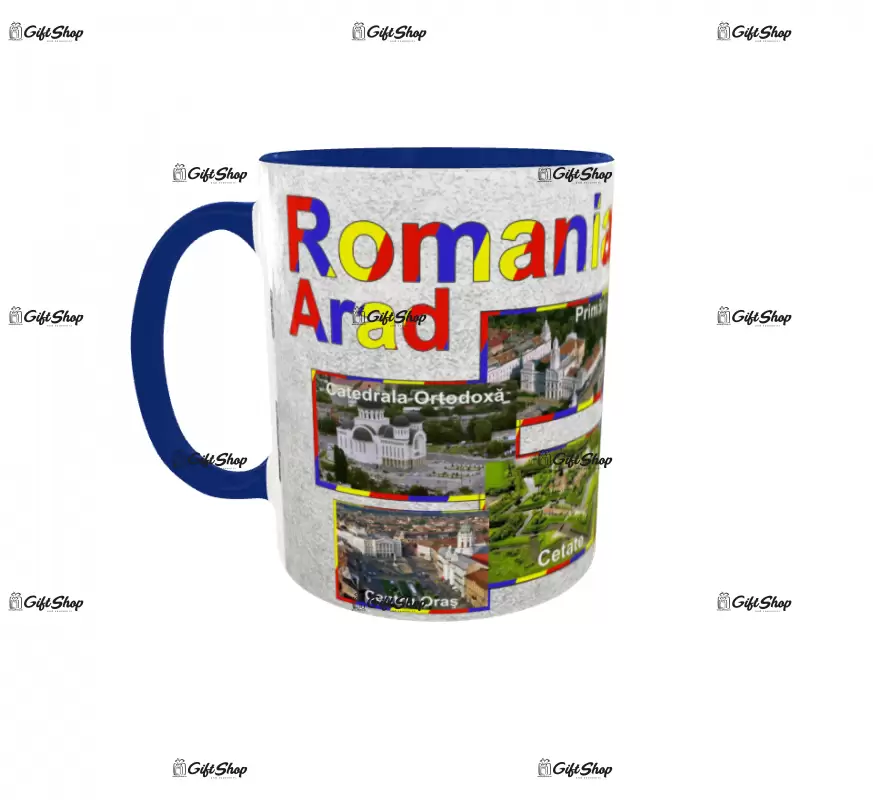 Arad romania, cana ceramica, 330ml, cgs1062a