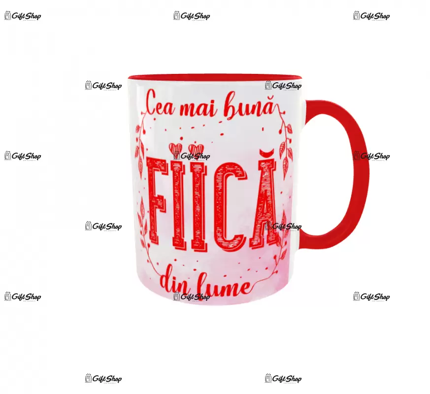 Cea mai buna fiica din lume, cana ceramica, 330ml, cgs1069c