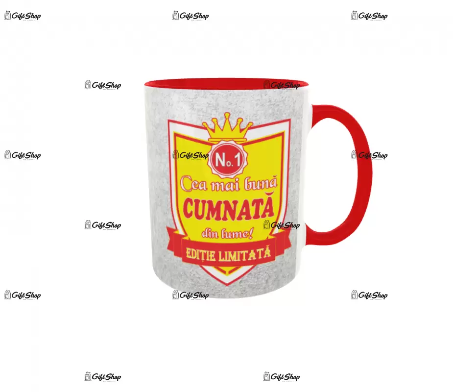 Cea mai buna cumnata din lume editie limitata, cana ceramica, 330ml, cgs1084c