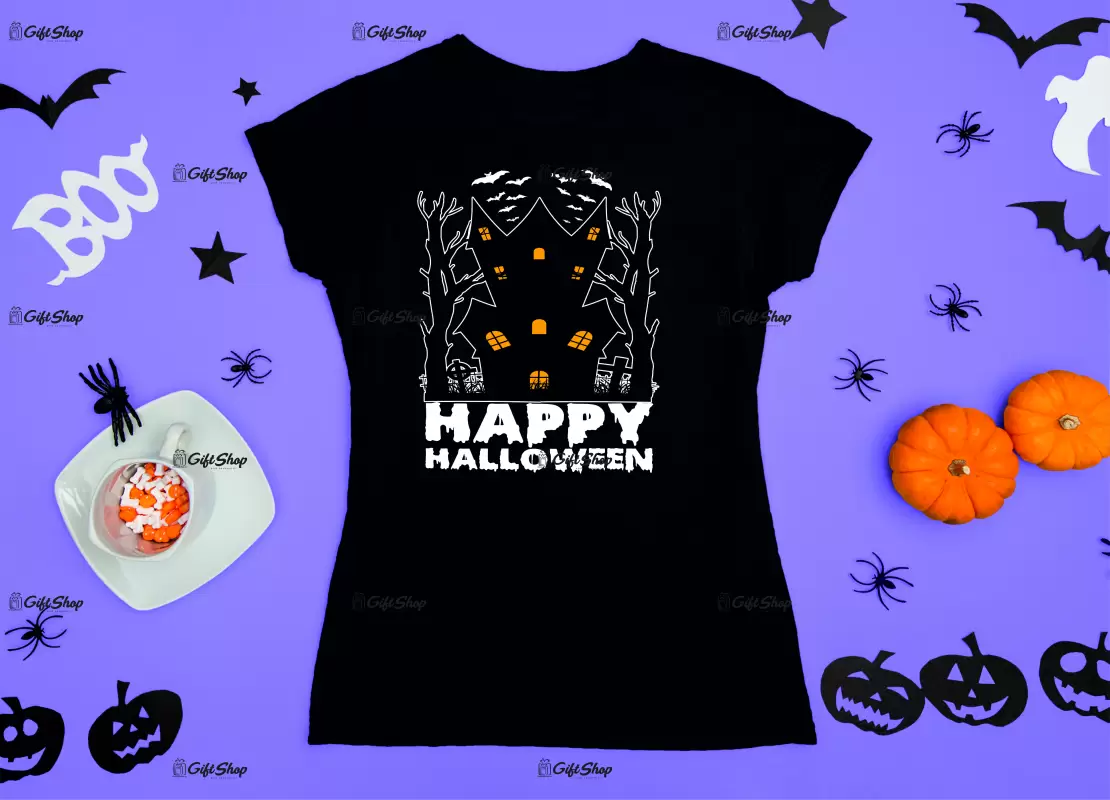 Happy halloween, tricou cu mesaj...
