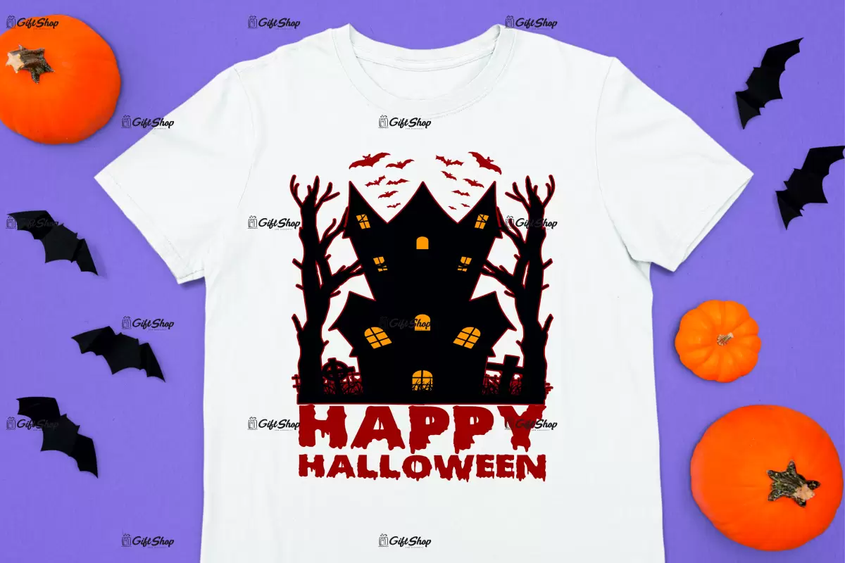 Happy halloween, tricou cu mesaj...