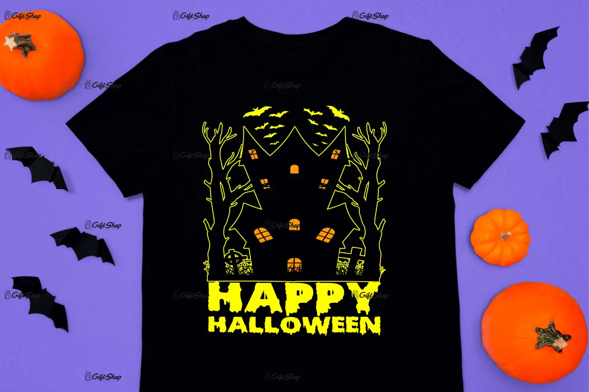 Happy halloween, tricou cu mesaj...