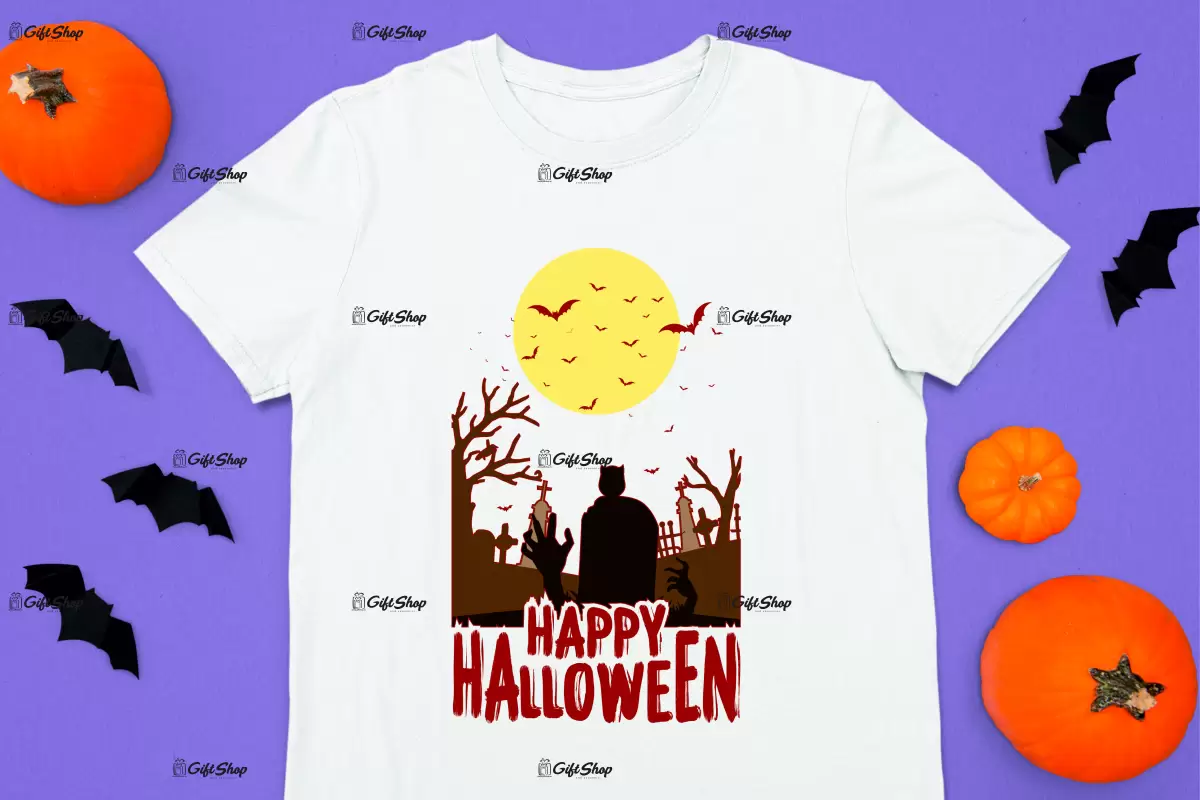 Happy halloween, tricou cu mesaj....