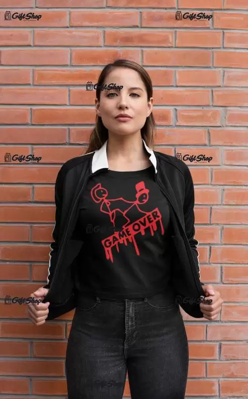 Game over, tricou cu mesaj