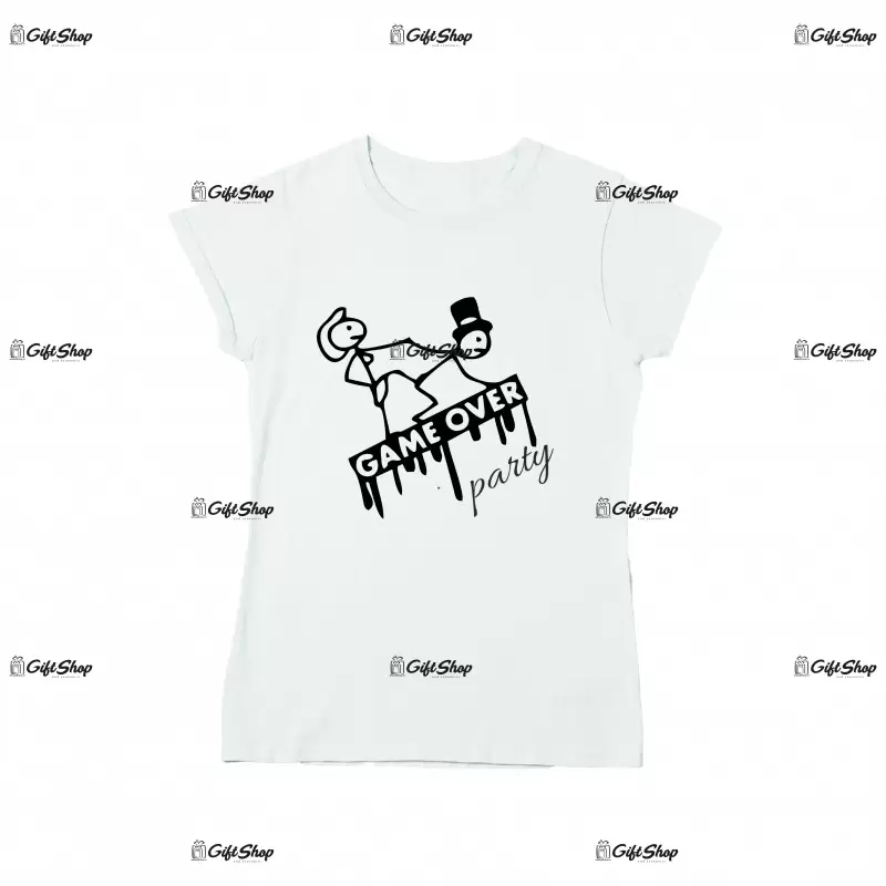 Game over, tricou cu mesaj