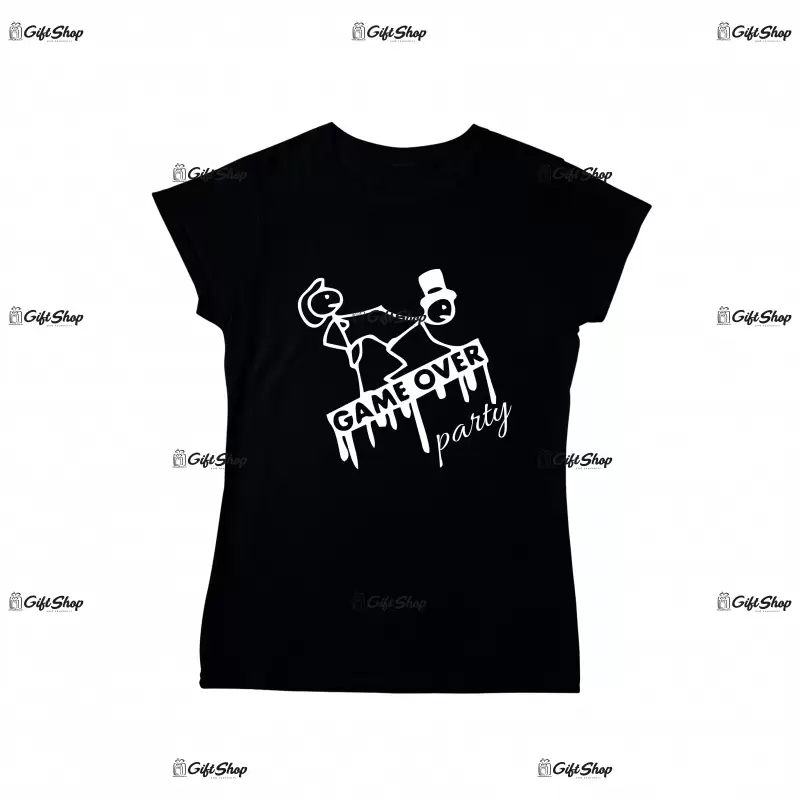 Game over, tricou cu mesaj