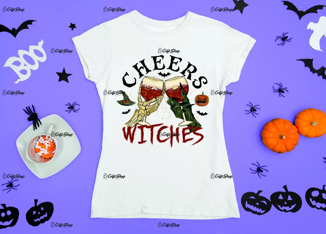 Cheers witches, tricou cu mesaj