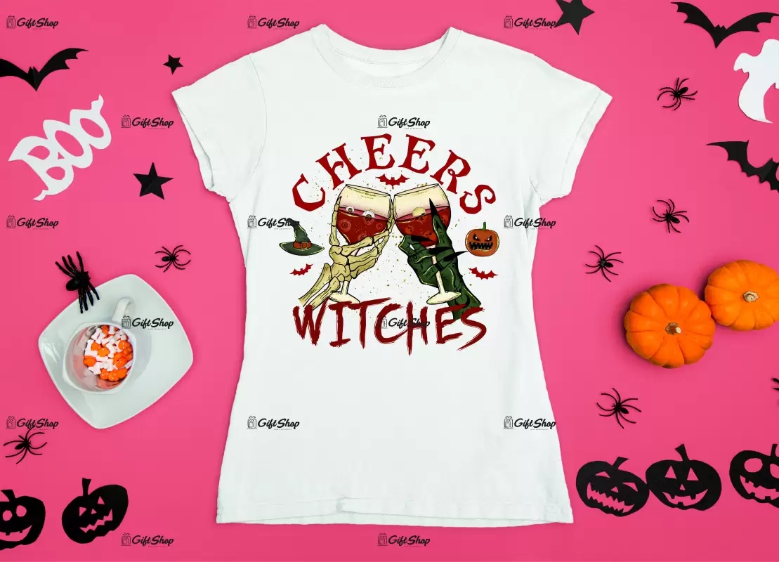 Cheers witches, tricou cu mesaj